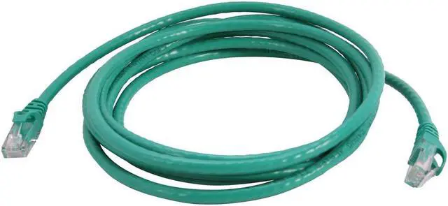 Alt view image 2 of 2 - SA C6EB-10G 10 ft. Cat 6 Green Enhanced 550MHz Patch Cables (2 cables per package)