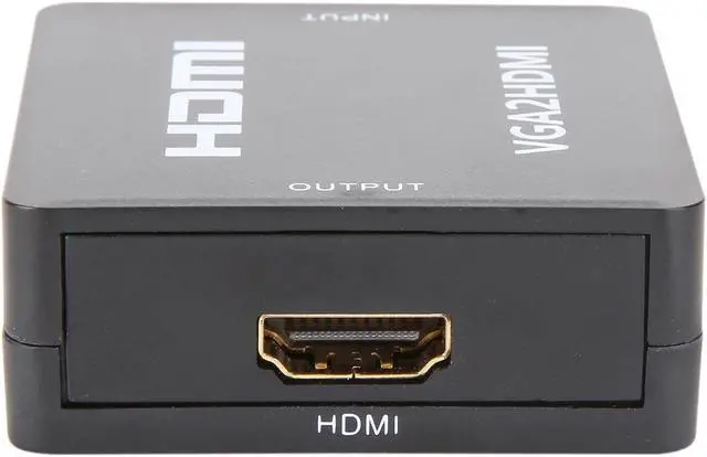 Alt view image 3 of 6 - SA HM106N VGA to HDMI, GANA 1080P Full HD Mini VGA to HDMI Audio Video Converter Adapter Box With USB Cable and 3.5mm Audio Port Cable Support HDTV for PC Laptop Display Computer Mac Projector