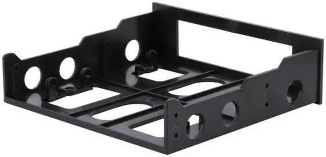Alt view image 7 of 7 - Bracket-525 3.5" Drive/Device Transfer Bracket For 5.25" Drive Bay (Black)