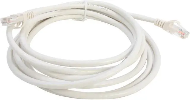 Alt view image 2 of 2 - SA C6EB-10W 10 ft. Cat 6 White Enhanced 550MHz Patch Cables  10 foot (2 cables per pack)