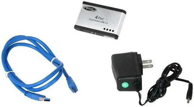 Alt view image 6 of 6 - SA BT-UH340 Super-speed USB 3.0 4-Ports Aluminum HUB