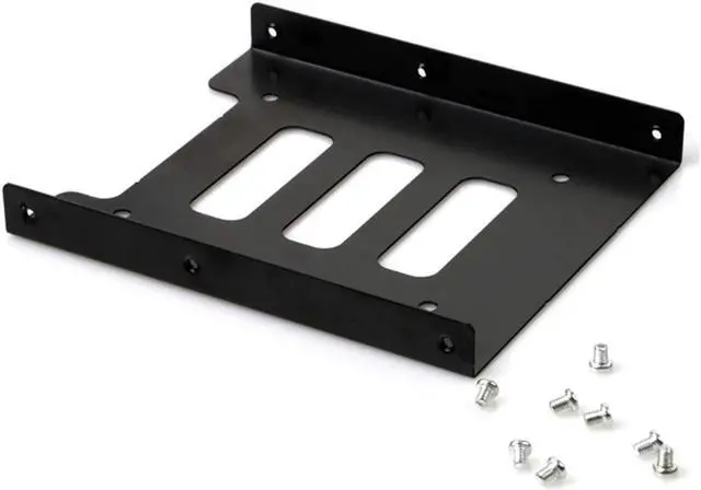 Alt view image 2 of 3 - SA  SSD Mounting Bracket 2.5 to 3.5 Adapter Hard Drive Holder (2 Pack)