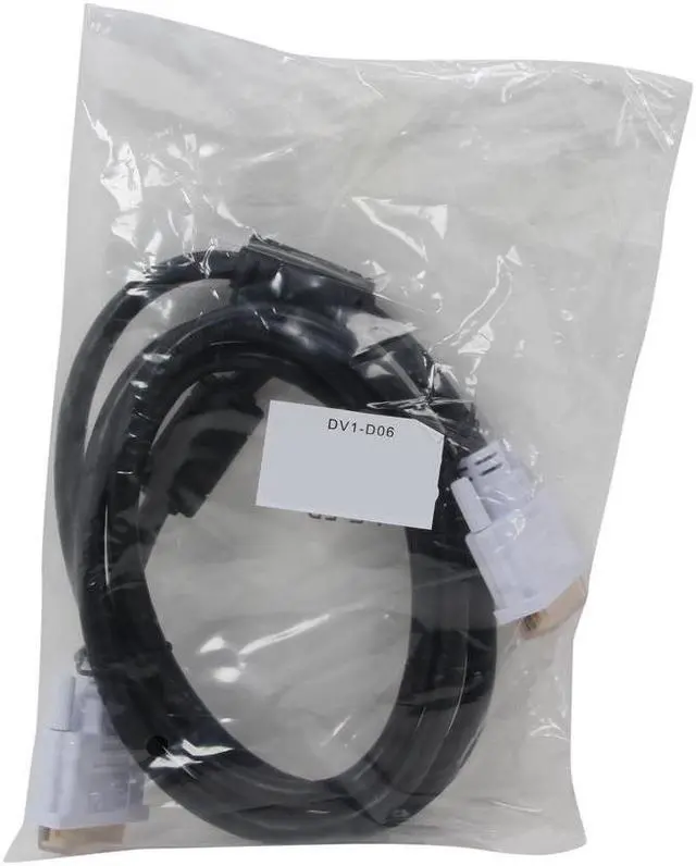 Alt view image 2 of 3 - SA DVI-D06 Male to Male DVI-D Dual-Link Digital Cable w/Ferrites
