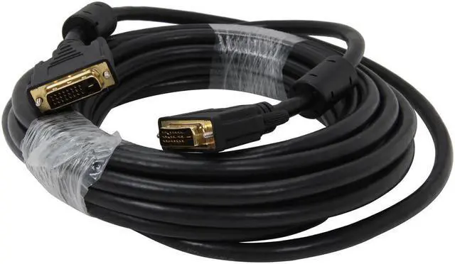 Alt view image 2 of 3 - SA DVI-D25 Male to Male DVI-D Dual-Link Digital Cable w/Ferrites