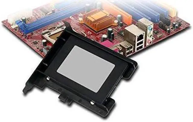 Alt view image 2 of 4 - SA CSSD-BRKT1 SSD mounting bracket kit 2.5" drive bay hard disk bracket SSD bracket mounting kit adapter SSD accessories