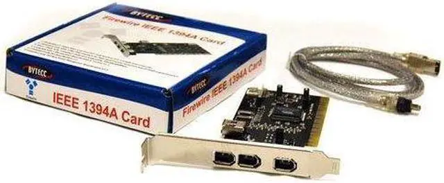 Alt view image 2 of 2 - SA BT-FW310V 3+1-Port FireWire PCI Controller Card