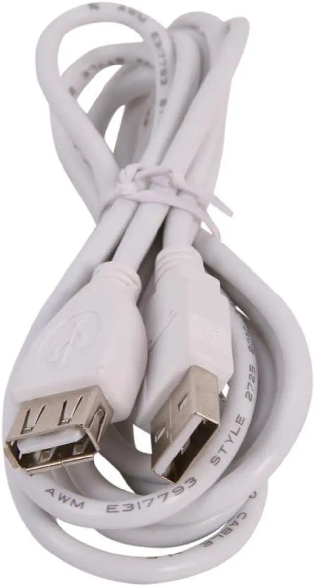Alt view image 2 of 3 - SA USB2-6MF-W White Type A Male to Type A Female USB 2.0 Extension Cable
