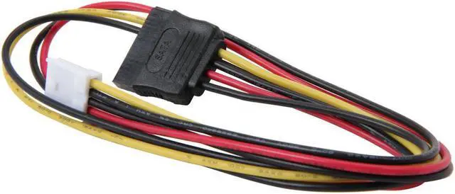 Alt view image 2 of 3 - SA SATA-FDD-20 1.66 ft. SATA Power 15pin To FDD Power 4pin Cable Female to Female