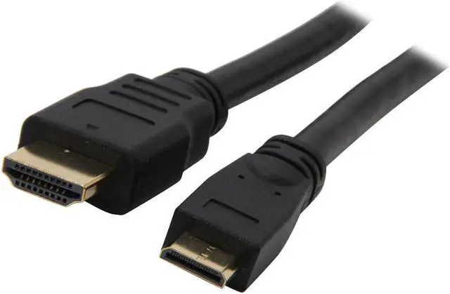Main image of SA HM-MINI6 6 ft. Black HDMI Male to HDMI mini Male HDMI Male to HDMI mini Male High Speed Cable Male to Male