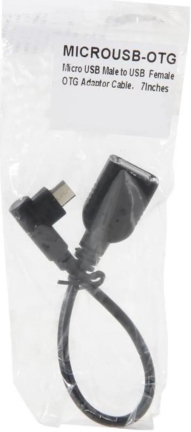 Alt view image 3 of 3 - SA MICROUSB-OTG Micro USB Male to USB Female OTG Adaptor Cable M-F