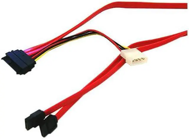 Alt view image 2 of 3 - SA Model SAS2927 25" Serial Attached SCSI (SAS) 29pin to 2x7pin Sata and Power Cord Cable