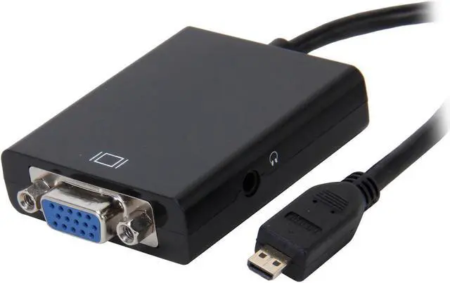 Main image of SA HMMICRO-VGA005 Micro HDMI Male to VGA Female Adapter/Converter with Audio
