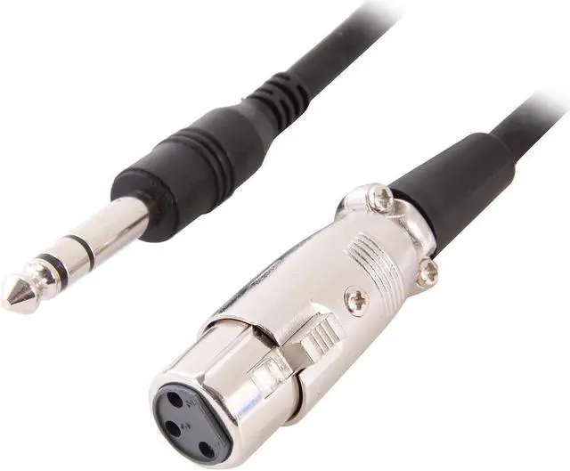 Main image of SA Model MICPH-6MF 6 ft. 1/4" Stereo Microphone Plug to 3 pin XLR Female Cable - OEM