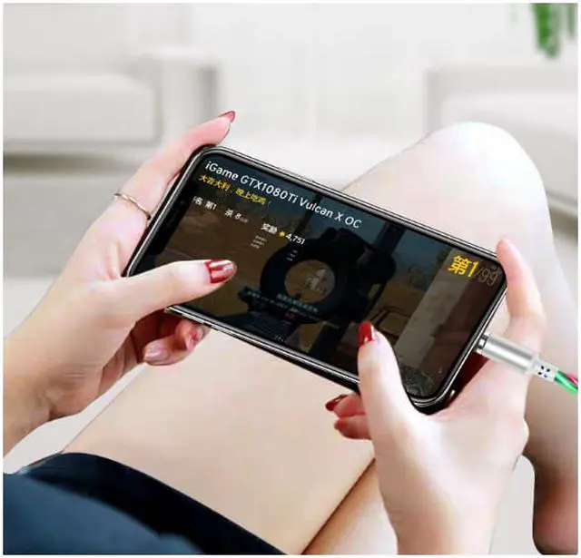 Alt view image 7 of 7 - 3 in 1 colorful LED Flowing Magnetic Charger Blue Cable Light Up Candy Moving Party Shining Charger Phone Charging Cable Magnetic Streamer Absorption USB Snap Quick Connect 3 in 1 USB Cable