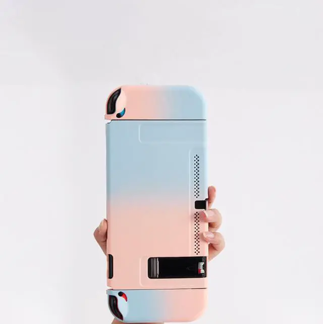 Alt view image 2 of 6 - SA Case Compatible with Nintendo Switch,Protective Cover Case Compatible with Nintendo Switch and Joy-Con Controllers(Purple and Pink Suit)