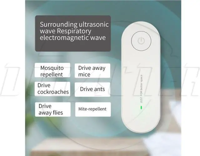 Main image of SA Ultrasonic Pest Repellent - Electronic and Ultrasound Pest Repellent - Insects, Mosquitoes, Mice, Spiders, Ants, Rats, Roaches, Bugs Control - Friendly and Effective Pest Repeller