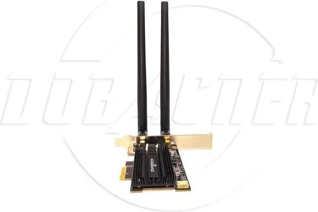 Alt view image 5 of 5 - SA AC 1200Mbps Bluetooth WiFi Card,Wireless WiFi PCIe Network Adapter Card 5GHz/2.4GHz Dual Band PCI Express Network Card with Bluetooth 4.2 and 2×Antenna for Desktop/PC Gaming