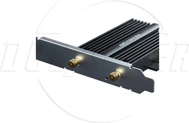 Alt view image 2 of 5 - SA WiFi 6 Card AX 3000Mbps PCI-E Network Card AC200 802.11AX 2.4Ghz/5.8Ghzwith Bluetooth 5.0 & Heat Sink Wireless PCIE Express   adapter  Wireless adapter  WiFi extender Dual Band  WiFi Adapter