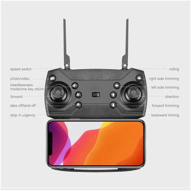 Alt view image 5 of 7 - SA LS11 RC Drone 4K With Camera HD Mini Foldable  Quadcopter + Landing Pad , FPV Live Video, 3Dexperience, Gesture Control, Trajectory Flight, G-Sensor, Videoproduction, Headless Mode