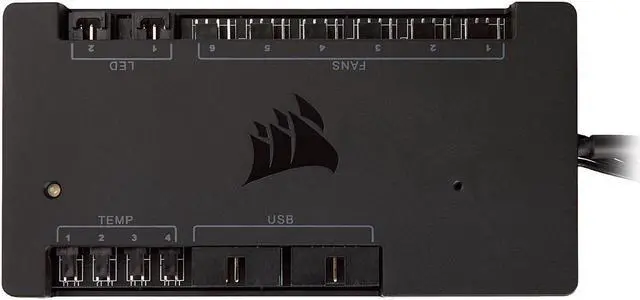 Alt view image 2 of 7 - CORSAIR Commander PRO, CL-9011110-WW, Digital Fan and RGB Lighting Controller PWM hub node pro led light strip Case accessories  Powered System