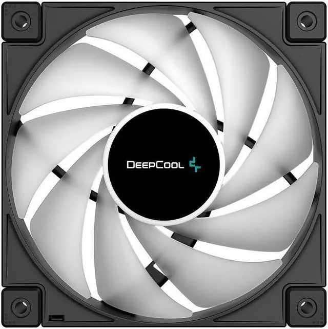 Alt view image 5 of 7 - DeepCool FC120 3IN1 Performance 120mm ARGB LED PWM Fan, Daisy-Chain Interconnect Cable,case Fans,ARGB Lighting, Rubber dampening washers Computer Cooling Fan,3Pack, Black
