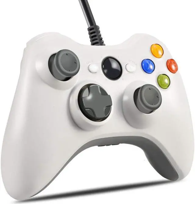 Main image of Xbox 360 Wired Controller,  RUIWEN USB Gamepad, Joypad with Shoulders Buttons, for Microsoft Xbox360/Xbox 360 Slim/PC Windows 7 8 10 Game (Not Official Controller)