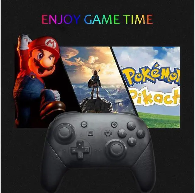 Alt view image 7 of 7 - Sakose Switch Pro Controller Bluetooth Wireless Gamepad Joystick for NS Switch Console Support Somatosensory Vibration Screenshot Axis For Nintendo Switch Controller(Not Official Controller)