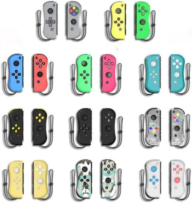 Alt view image 2 of 3 - Sakose Joy-Con (L/R) Wireless Controllers for Nintendo Switch -Red and blue (Not Official Controller)