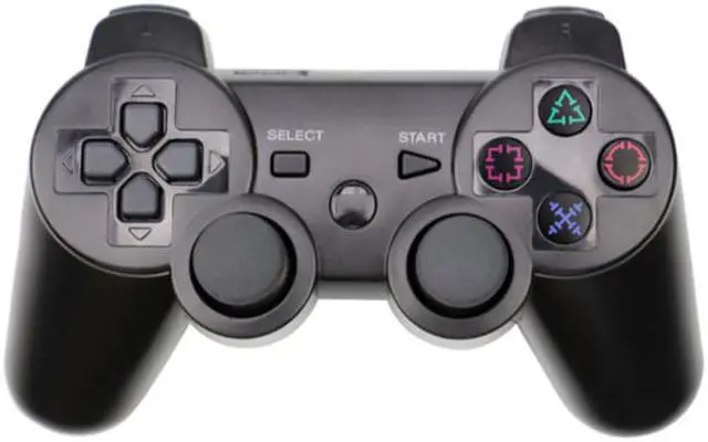 Main image of Sakose 2.4GHz 7 Colors Wireless Bluetooth Game Controller For Sony PS3 Ergonomics Controller Joystick Gamepad For Playstation 3 Pink  (Not Official Controller)