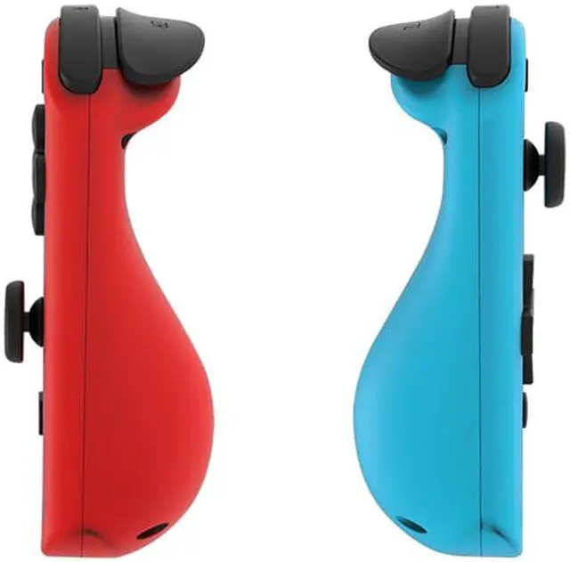 Alt view image 4 of 7 - Wireless Joy-Con controller for N-Switch console, left and right switch Pro game controller gamepad, plug and play automatic connection upgrade version, larger size (not official original), blue red