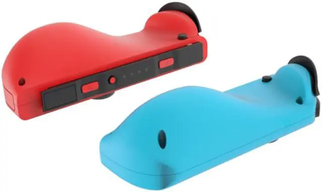 Alt view image 3 of 7 - Wireless Joy-Con controller for N-Switch console, left and right switch Pro game controller gamepad, plug and play automatic connection upgrade version, larger size (not official original), blue red