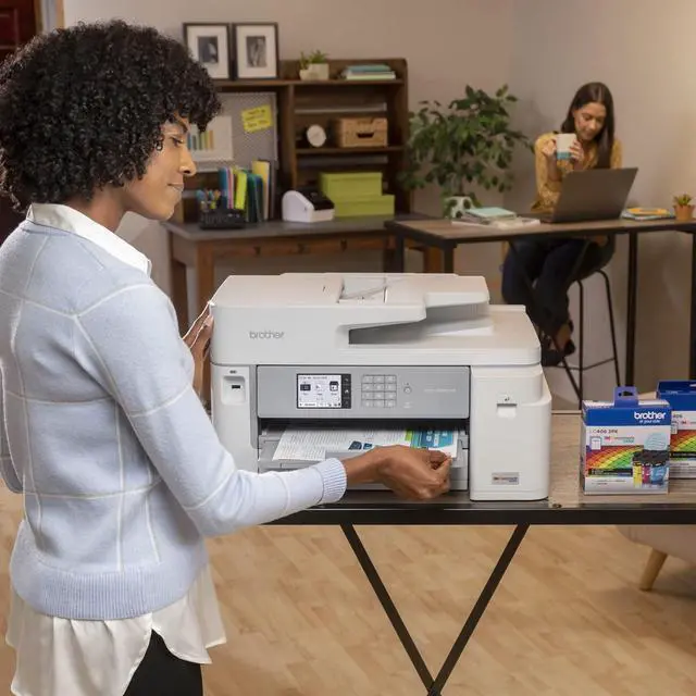 Alt view image 6 of 6 - Brother MFC-J5855DW INKvestment Tank Color Inkjet All-In-One Printer with up to 1 Year of Ink In-box1 and to 11 x 17 printing capabilities