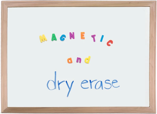 Alt view image 5 of 6 - Wood Magnetic Dryerase Board 24x36 Framed