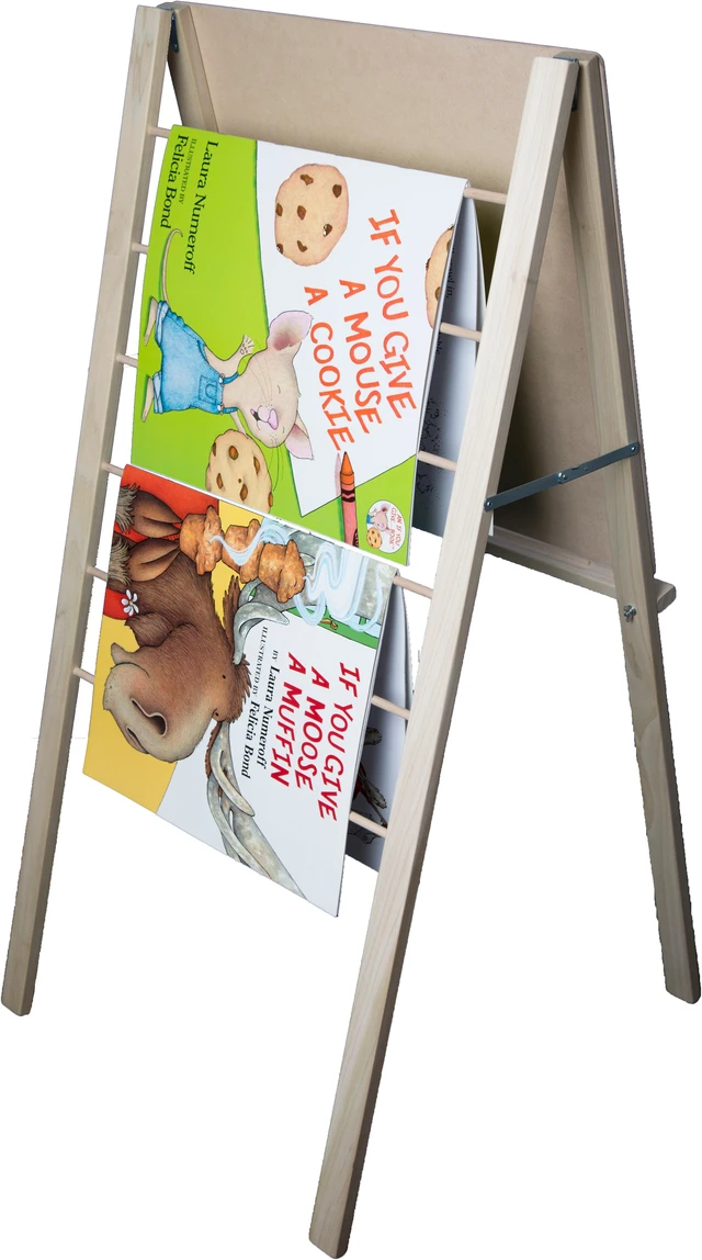 Alt view image 9 of 10 - Flipside Big Book Easel 24"Wx48"H White 17385