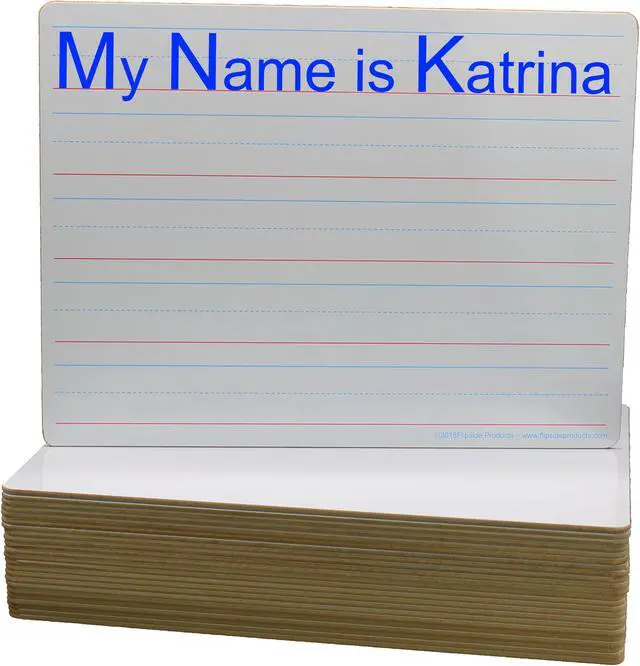 Alt view image 6 of 13 - Double Sided Dry Erase Boards 24Pk 9X12