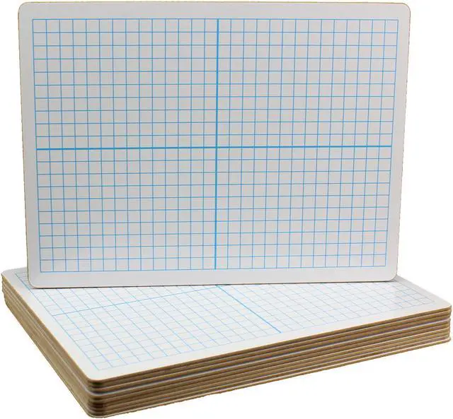 Alt view image 3 of 6 - Flipside X Y Axis Dry Erase Boards 12/Pack 11200