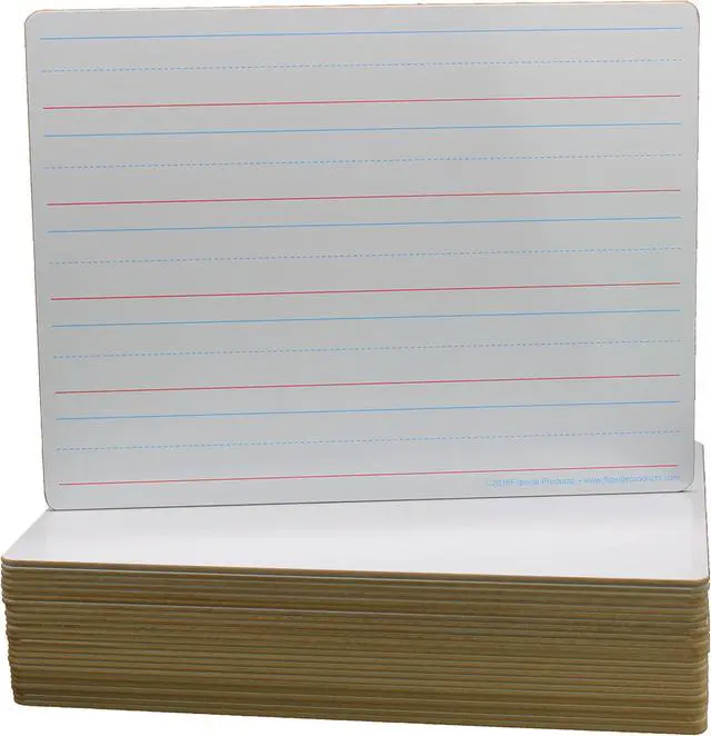 Alt view image 5 of 13 - Double Sided Dry Erase Boards 24Pk 9X12