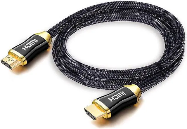 Alt view image 7 of 7 - 4K High-Speed HDMI Cable, Braided Nylon Gold Connectors, 1M/3.3FT High Speed 18Gbps HDMI 2.0 HDMI Cord 4K@60Hz Compatible 4K UHD, 1080P for Laptop, Monitor, PS5, PS4, Xbox One, Apple TV and More