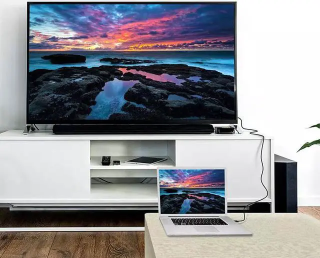 Alt view image 2 of 7 - 4K High-Speed HDMI Cable, Braided Nylon Gold Connectors, 1M/3.3FT High Speed 18Gbps HDMI 2.0 HDMI Cord 4K@60Hz Compatible 4K UHD, 1080P for Laptop, Monitor, PS5, PS4, Xbox One, Apple TV and More