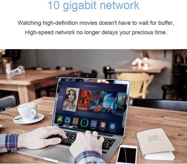 Alt view image 7 of 7 - Hannord Cat 7 Flat Ethernet Cable 10 Gigabit Computer Network Cord for Xbox PS4 Modem Router Networking Switch (Black, 15M/50ft.)