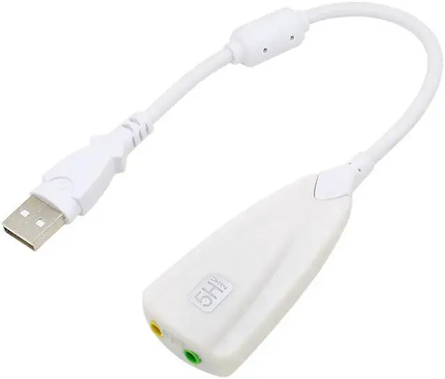 Main image of Hannord USB External Stereo Sound Adapter for Windows and Mac. Plug and Play No Drivers Needed - Black