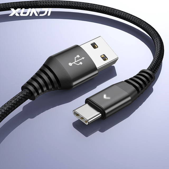6ft USB-C To USB-C Fast Charging & Data Sync Cable - Nylon Braided - Gray