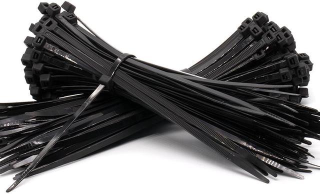 100pcs Cable Zip Ties Heavy Duty 6 Inch, Hannord Premium Plastic