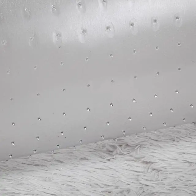 Alt view image 6 of 7 - Hannord 36" x 48" Transparent Chair Mat for Carpeted Floors, PVC Anti-Slip Home Office Chair Floor Mat Studded Back with Lip for Carpet (120 x 90 x 0.2cm)