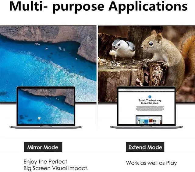 Alt view image 5 of 6 - DisplayPort Cable, Hannord 8K DP Cable Nylon Braided (8K@60Hz, 4K@120hz) Display Port Cable V1.4 Ultra High Speed DisplayPort to DisplayPort Cable 10ft for Laptop PC TV - Gaming Monitor Cable (Grey)