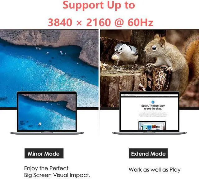 Alt view image 2 of 7 - DisplayPort to DisplayPort 6 Feet Cable, Hannord DP Cable, DP to DP Male to Male Cable Gold-Plated Cord, Supports 4K@60Hz, 2K@144Hz Compatible for Lenovo, Dell, HP, ASUS and More
