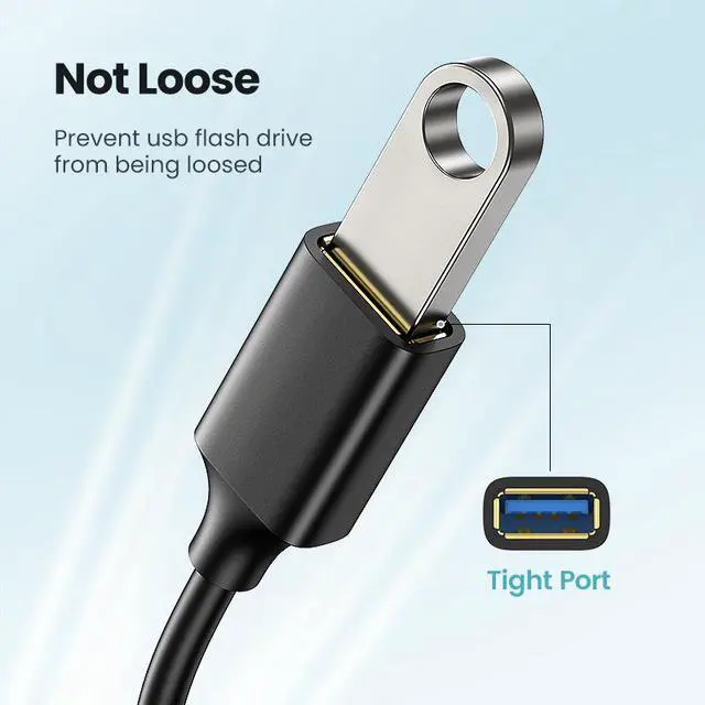 Alt view image 5 of 7 - USB C to USB Adapter, Hannord USB C to USB 3.0 Adapter,USB Type C to USB Female Adapter OTG Cable Compatible with iPad Air 2020, MacBook Pro, Air and More (2 Pack)