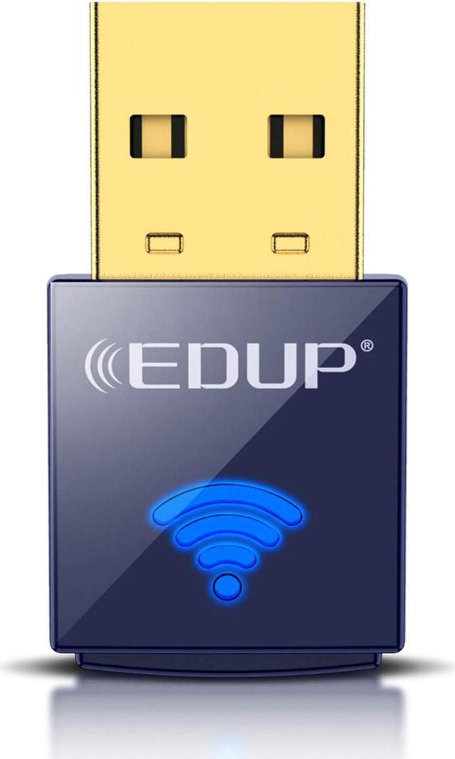 USB Bluetooth WiFi Adapter, Wireless Nano USB Network Adapter for Laptop  Desktop PC Wi-Fi Dongle Compatible with Windows 10/7/8/8.1/XP Mac OS X 10.6  