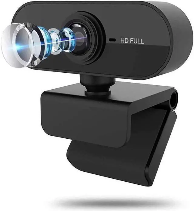 Main image of Webcam with Microphone, 1080P HD Streaming USB Computer Webcam [Plug and Play] [30fps] for PC Video Conferencing/Calling/Gaming, Laptop/Desktop Mac, Skype/YouTube/Zoom/Facetime