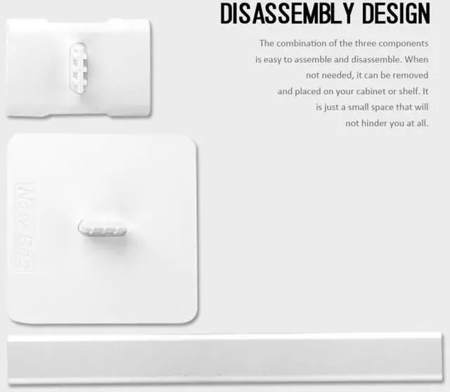 Alt view image 6 of 7 - Hannord Universal Headphone Holder Portable Headset Stand Detachable TPU Material Easy Installation Earphone Display for Home Exhibition Center Store - White